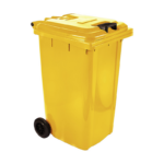 240 Litre Wheelie Bin - SABS - Yellow