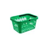 Plastic Shopping Baskets - Virgin - Green