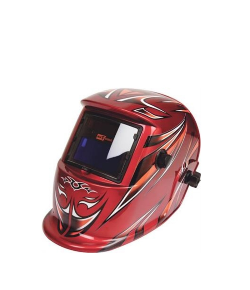 RED Helmet Mat Auto-Dark Grind Opt Red - Image 1