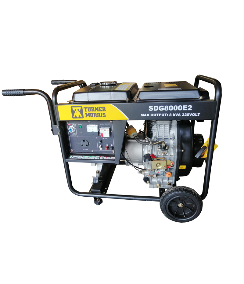S-SDG8000LE2 Turner Morris 8Kva Diesel Generator 220V Open Frame - Image 1
