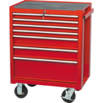 Kennedy Red 7-drawer Professional Roller Cabinet