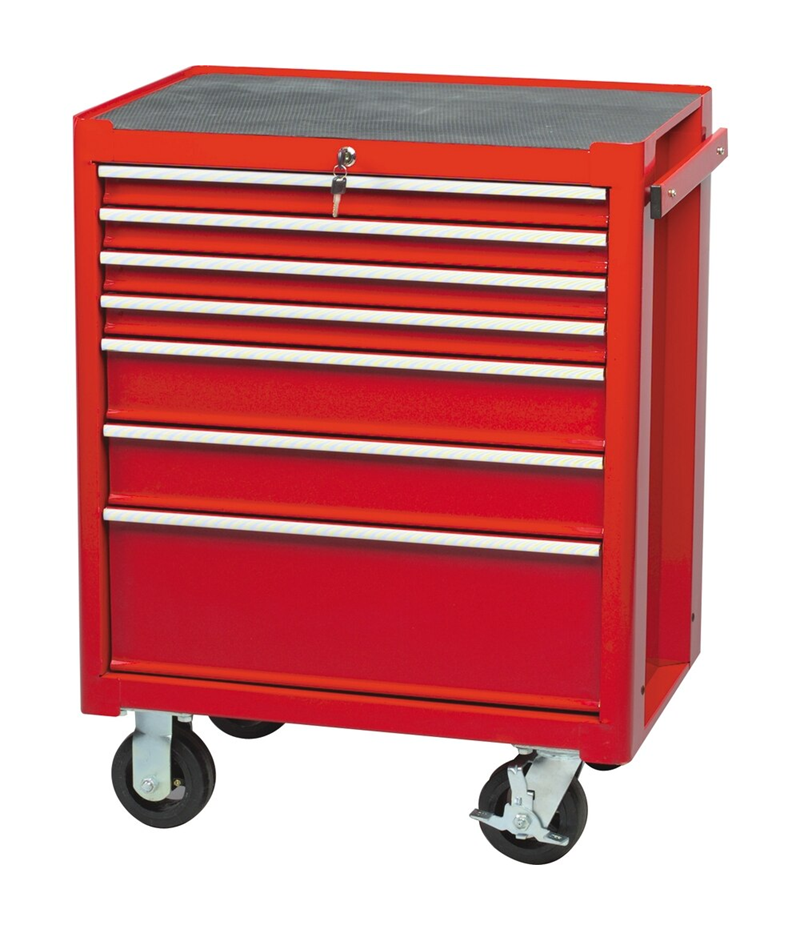 KEN5945580K Kennedy Red 7-drawer Professional Roller Cabinet - Image 1